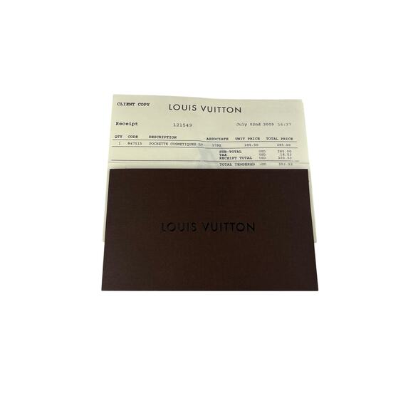 Louis Vuitton Monogram Cosmetic Pouch Bag - Picture 9 of 9